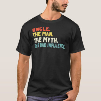 Camiseta Tio O Homem O Mito Influência Ruim Cristo