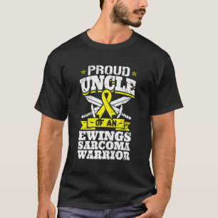 Camiseta Tio Orgulhoso de An Ewing Sarcoma Warrior Sensiben