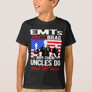 Camiseta Tio Orgulhoso de Emt - Citação Divertida da Famíli