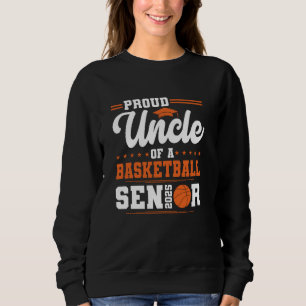 Camiseta Tio Orgulhoso De Um Finalista De Basquete Senior 2