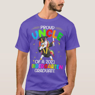 Camiseta Tio Orgulhoso De Um Unicor De Formando De Jardim D