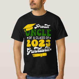 Camiseta TIO Orgulhoso de uma Classe de Formando 2023