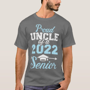 Camiseta Tio orgulhoso de uma turma de graduação de mais ve