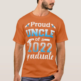 Camiseta Tio orgulhoso de uma turma de graduação de mais ve