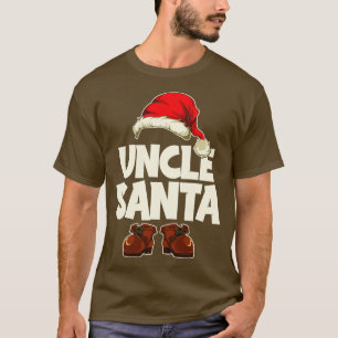 Camiseta Tio Papais noeis Papais noeis de Natal Festivos