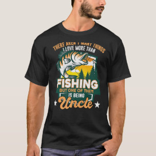 Camiseta Tio Pescador Pescando Carretel Legal Tio