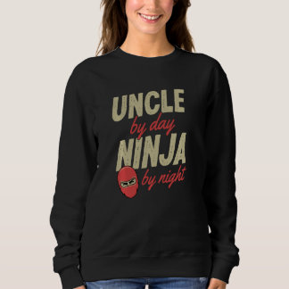 Camiseta Tio Por Dia Ninja Por Noite Tio Ninja