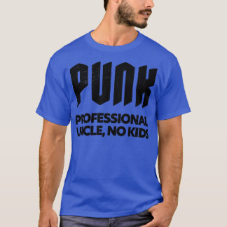 Camiseta Tio Profissional de Punk Sem Crianças Punk Rock De