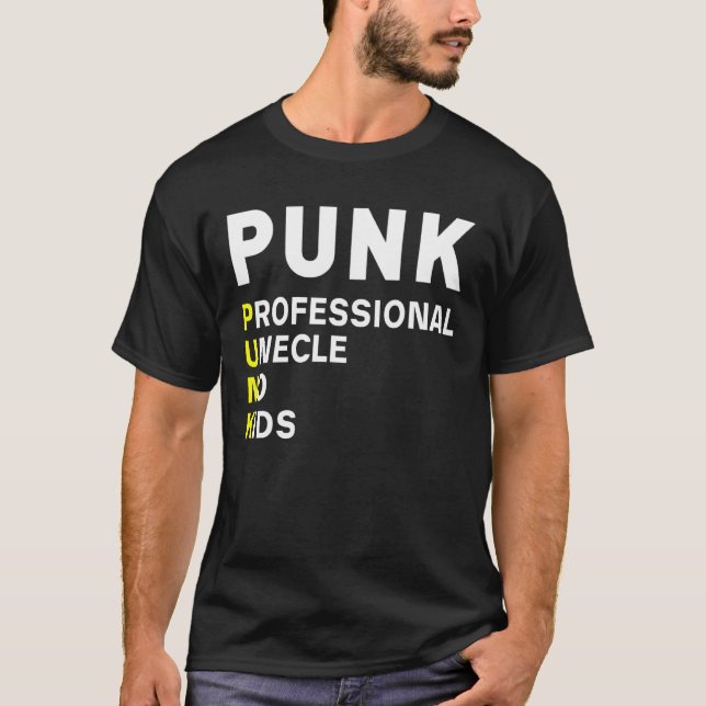 Camiseta Tio profissional do Punk Sem Crianças Tio Ideia (Frente)