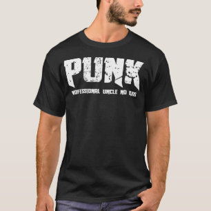 Camiseta Tio Profissional PUNK Sem Crianças Engraçado Para 