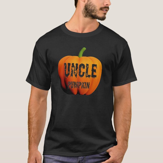 Camiseta Tio Pumpkin Halloween Design (Frente)