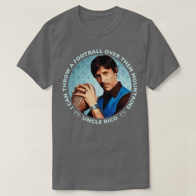 Camiseta Tio Rico Monta Azul (Frente do Design)