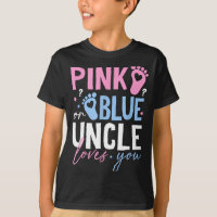 Tio rosa ou azul ama a revelação do sexo tio novo