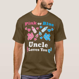 Camiseta Tio Rosa Ou Azul Te Ama Sexo Reveal Amor