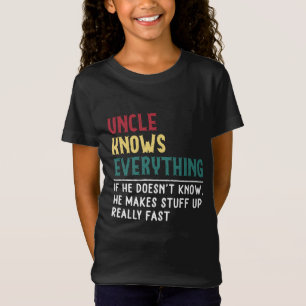 Camiseta Tio sabe Tudo presente de Dia de os pais para Engr
