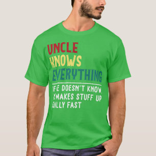 Camiseta Tio sabe Tudo presente de Dia de os pais para U En