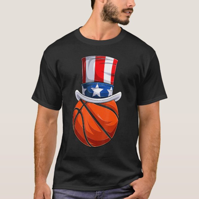 Camiseta Tio Sam 4 De Julho Boys American Fl (Frente)