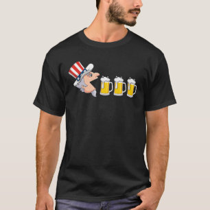 Camiseta Tio Sam 4 De Julho Engraçado