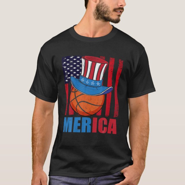Camiseta Tio Sam 4 De Julho Meninos Crianças D (Frente)
