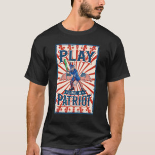 Camiseta Tio Sam 4 de julho Mulheres Homens Americanas Band