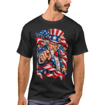 Tio Sam Bandeira Patriótica Americana