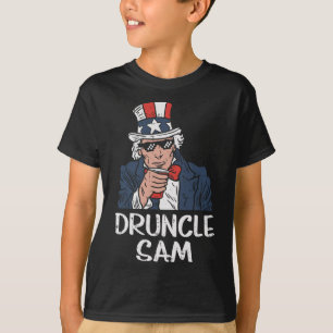 Camiseta Tio Sam Divertido Cerveja Tio Sam 4 De Julho Festa