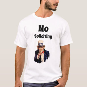 Camiseta Tio Sam Diz Sem Solicitação
