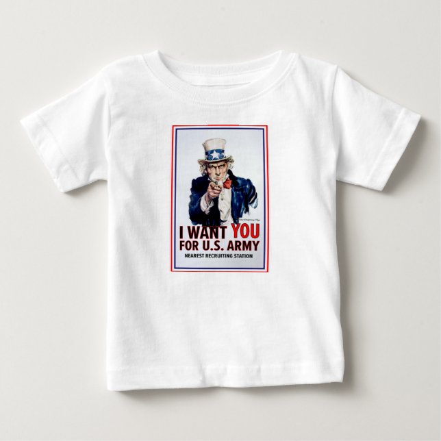 Camiseta Tio Sam Quer Você (Frente)