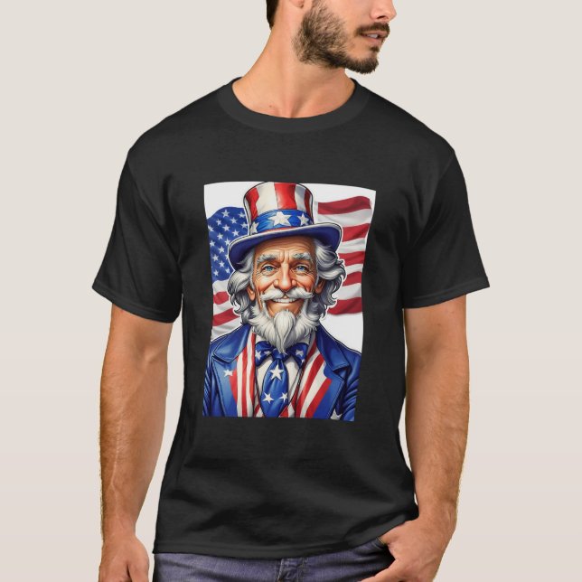 Camiseta Tio Sam USA (Frente)