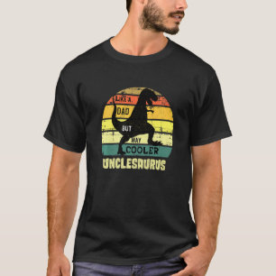 Camiseta Tio Saurus Rex Dinossaur Como Um Pai Muito Mais Le
