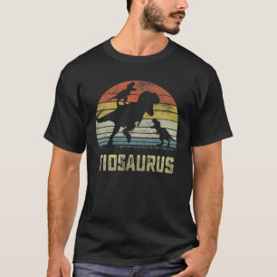 Camiseta Tio Saurus T Rex Dinosaur Tio 2 Kids Família Match
