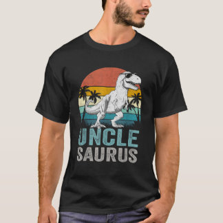 Camiseta Tio Saurus T Rex Dinossauro Tio Saurus Família Tap