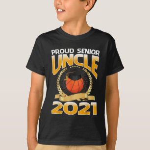 Camiseta Tio Sênior Orgulhoso Basquete 2021