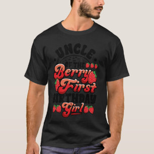 Camiseta Tio Strawberry primeiro aniversario One Berry Prim