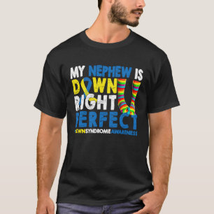 Camiseta Tio Tia Trisomy Nephew Down Syndrome Awarene