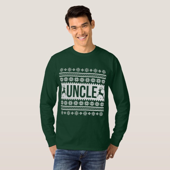 Camiseta Tio Ugly Christmas Sweater (Frente Completa)