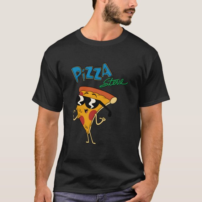 Camiseta Tio Vovô Pizza Steve (Frente)