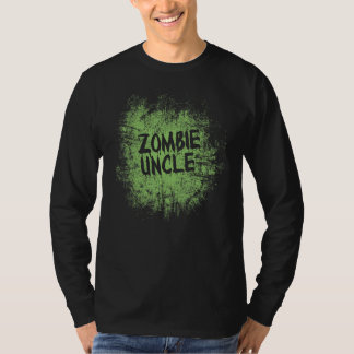 Camiseta Tio zumbi legal preguiçoso fantasia de halloween z