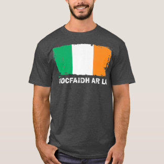 Camiseta Tiocfaidh Ar La Ireland Flag Retro Vintage