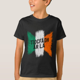 Camiseta Tiocfaidh Ar La Vintage Irlanda Bandeira Irlandesa