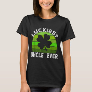 Camiseta Tios mais sortudos trevos da sorte dia de São Patr