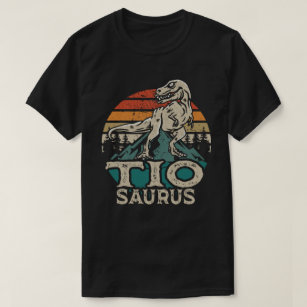 Camiseta Tiossauro Dinossauro Tio Saurus Dia de os pais T-S