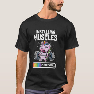 Camiseta Tiozudo Cute Unicórnio Treino Academia Fitness Lev