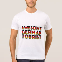 Camiseta Típica da bandeira do turismo alemão, incrível e e