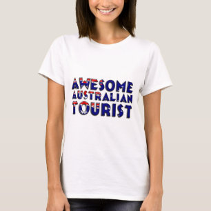 Camiseta Típica da bandeira do turismo australiano, incríve