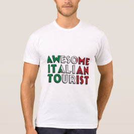 Camiseta Típica da bandeira turística italiana curiosa