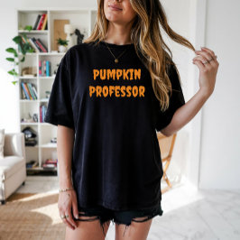 Camiseta Típica de professor de laranja Pumpkin