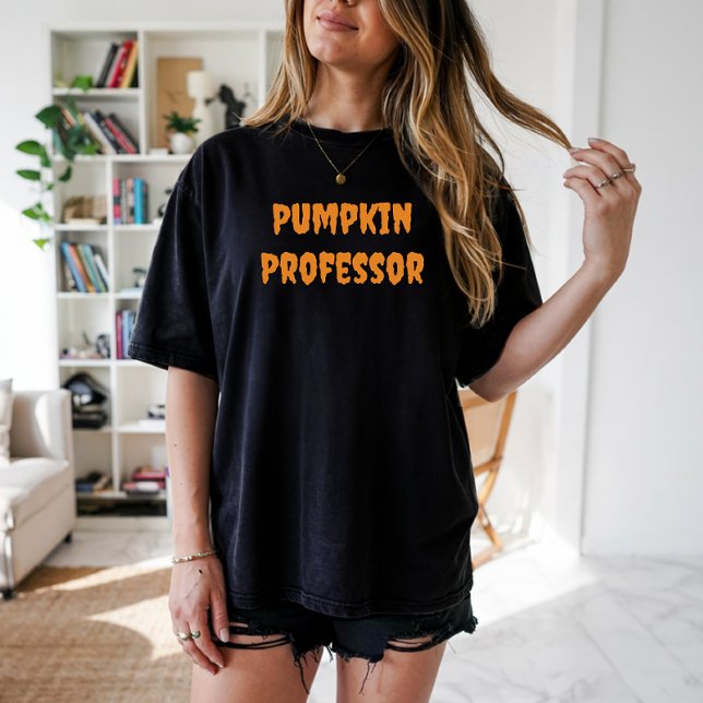Camiseta Típica de professor de laranja Pumpkin (Criador carregado)