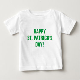 Camiseta Típica Verde de Dia de São Patrício Feliz