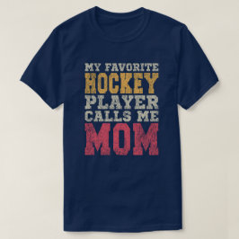 Camiseta Típica Vintage do Jogador de Hóquei Favorito